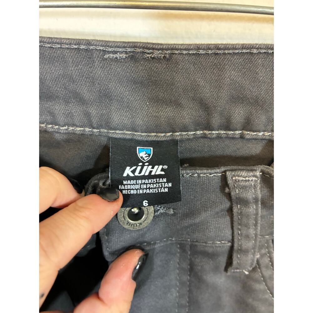 KÜHL Women's Grey Hiking Shorts Utility Outdoor Gorpcore Trail Adventure Size 6 - Picture 3 of 6